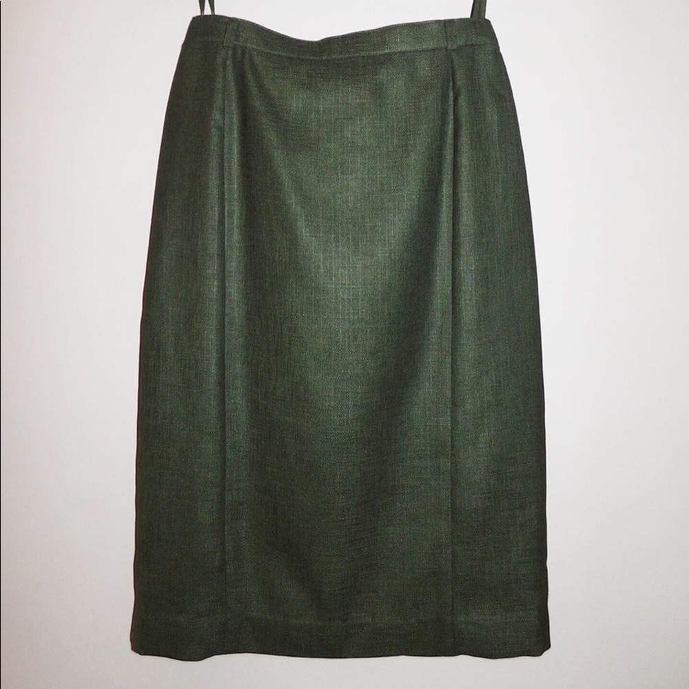 Green Basler Straight Skirt -xs